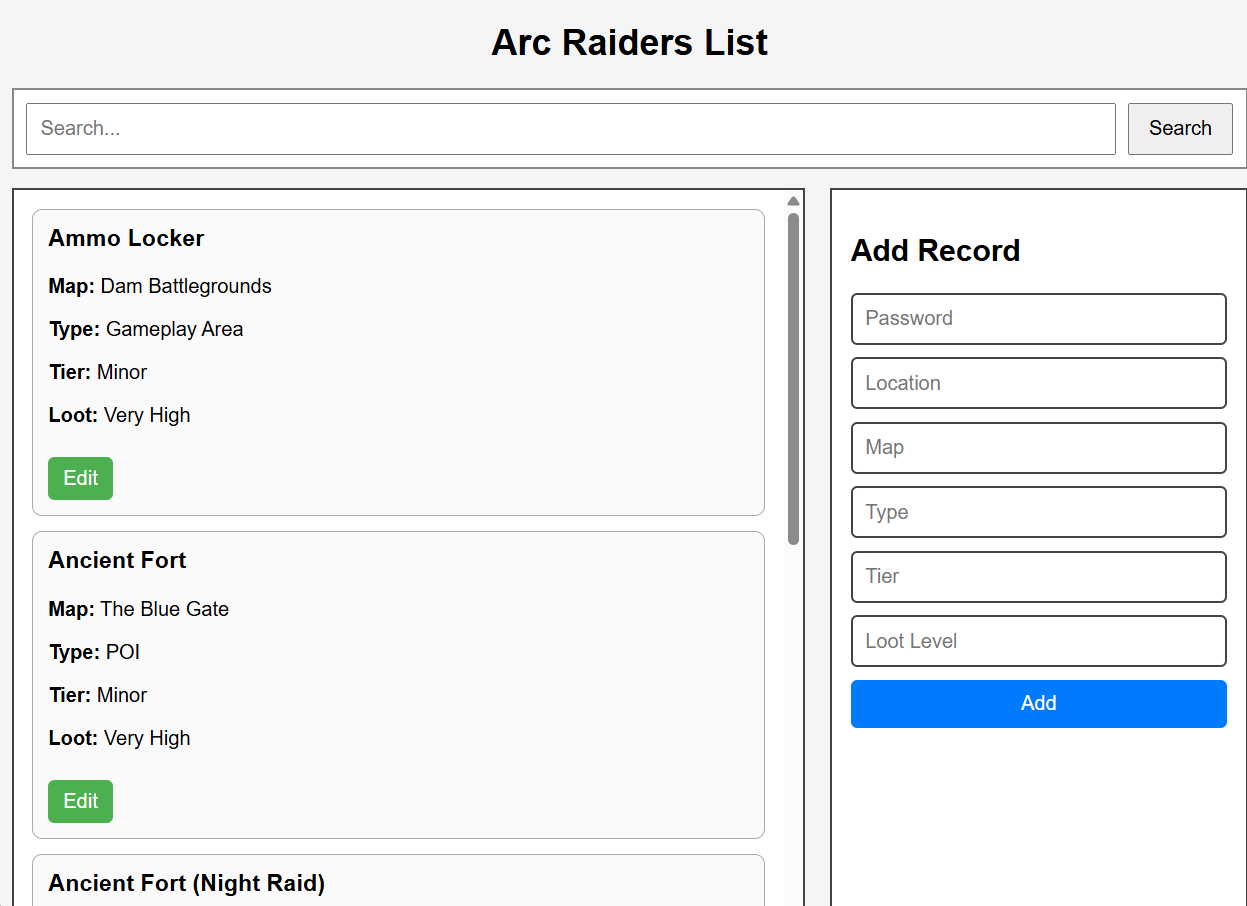 Arc Raiders Database